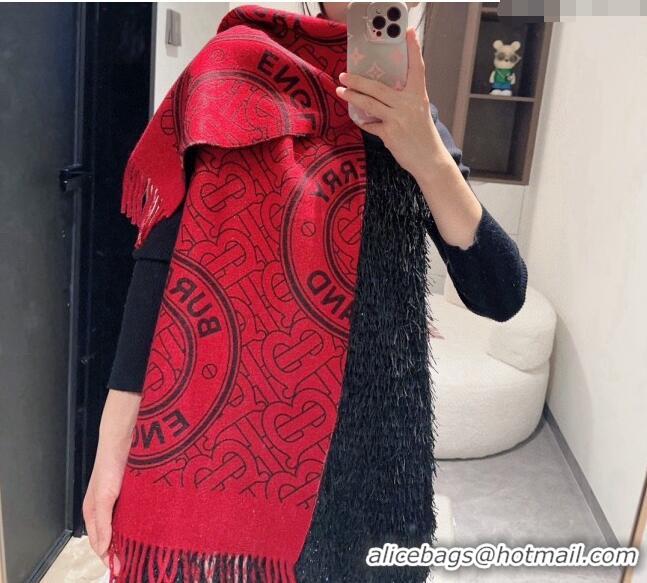 Classic Specials Burberry Cashmere Long Scarf 30x190cm 0115 Red 2025