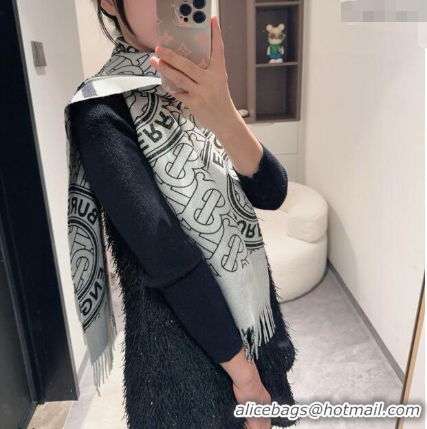 Low Cost Burberry Cashmere Long Scarf 30x190cm 0115 Grey 2025