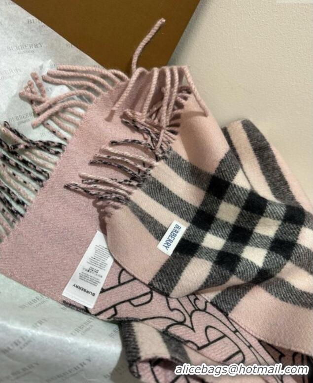 Good Looking Burberry Cashmere Long Scarf 30x190cm 0115 Pink 2025