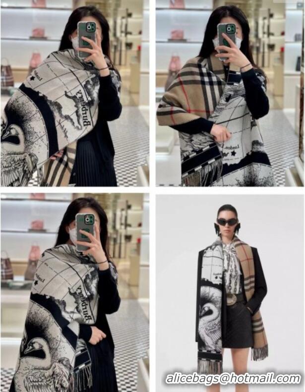 Luxurious Burberry Cashmere Scarf 210x45cm B020710 2025 Top Quality