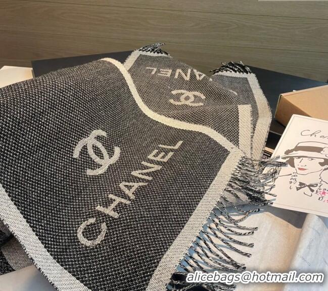 Low Cost Chanel Wool Long Scarf 34x200cm CH102107 Grey 2024