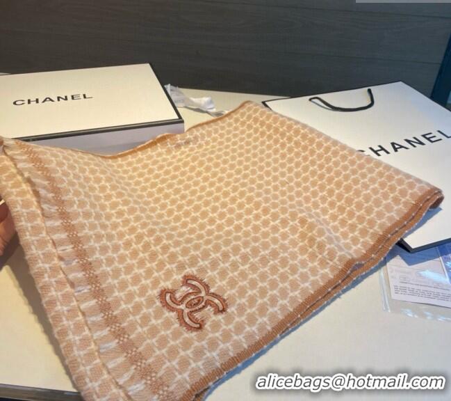 Low Cost Chanel Cashmere Long Scarf 30x190cm CH102110 Beige 2024