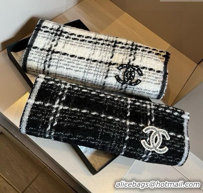 Unique Discount Chanel Long Scarf CH121110 Black 2024