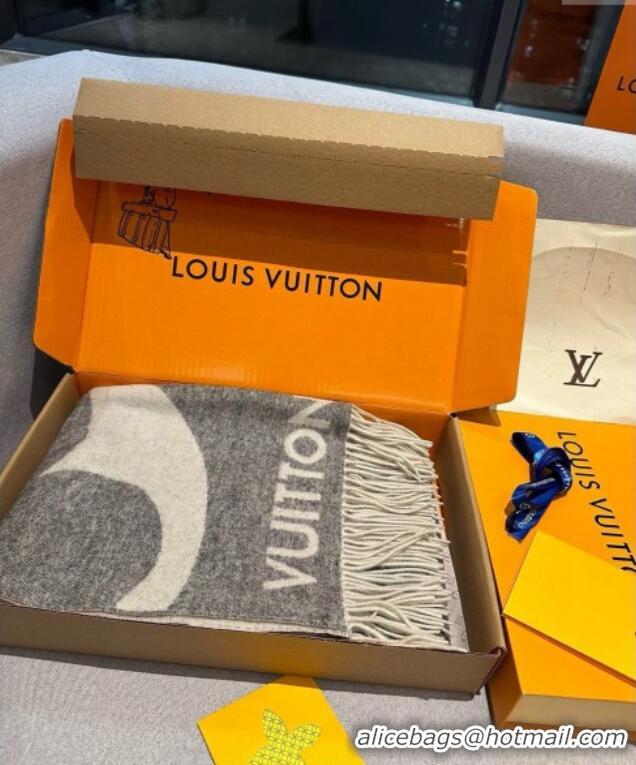 Low Cost Louis Vuitton The Ultimate Cashmere Long Scarf 70x185cm LV102102 Grey 2024