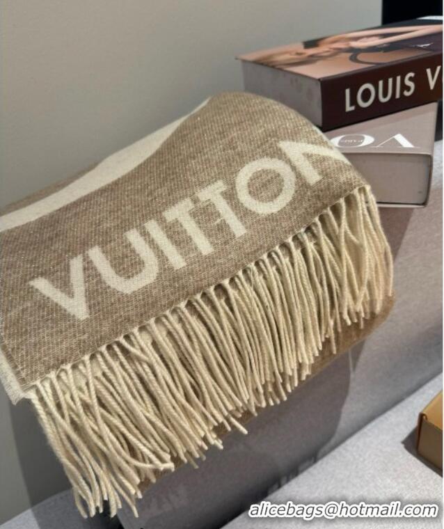 Good Looking Louis Vuitton The Ultimate Cashmere Long Scarf 70x185cm LV102102 Beige 2024