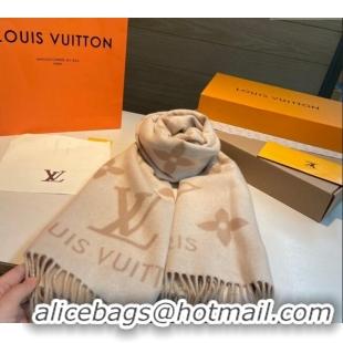 Fashion Discount Louis Vuitton Reykjavik Long Scarf 45x170cm LV102103 Beige 2024