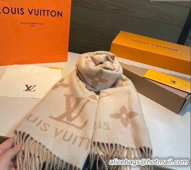 Fashion Discount Louis Vuitton Reykjavik Long Scarf 45x170cm LV102103 Beige 2024