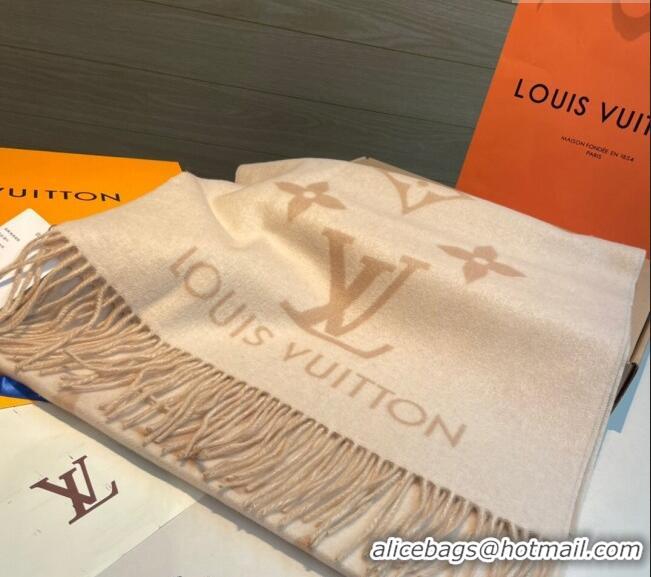 Fashion Discount Louis Vuitton Reykjavik Long Scarf 45x170cm LV102103 Beige 2024