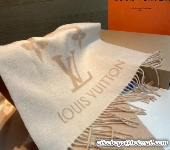 Fashion Discount Louis Vuitton Reykjavik Long Scarf 45x170cm LV102103 Beige 2024