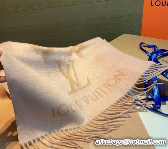 Luxurious Louis Vuitton Reykjavik Long Scarf 45x170cm LV102103 Pink 2024