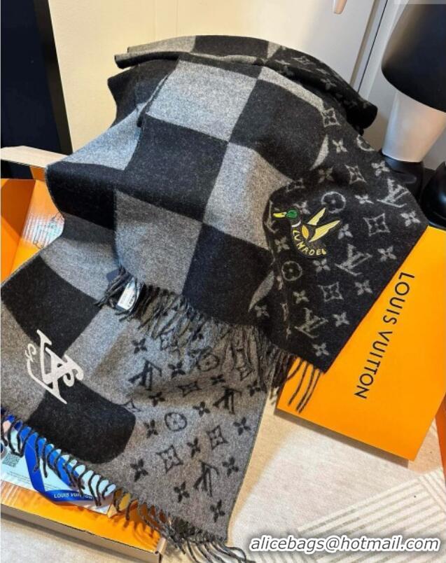 Big Discount Louis Vuitton x NIGO Cashmere Monogram Scarf MP2681 2024