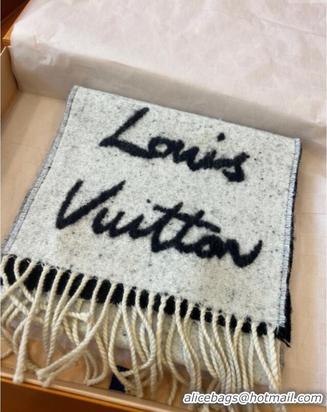 Best Price Louis Vuitton Wool & Alpaca Long Scarf LV112505 Black 2024 Top Quality