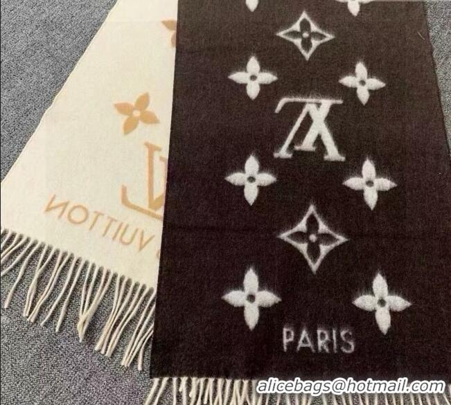 Best Quality Louis Vuitton Reykjavik Gradient Cashmere Long Scarf 45x190cm 8043 Beige 2024