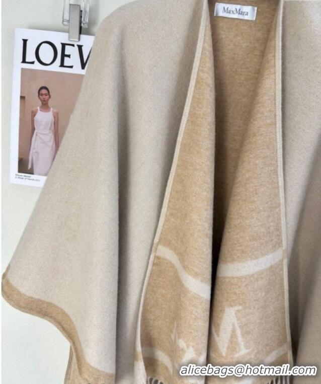 Reasonable Price MaxMara Wool Cape 130x160cm M1058 Beige 2024