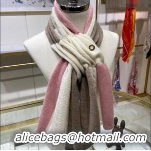 Luxury Cheap Loro Piana Cashmere Scarf L011013 Pink 2025 Top Quality