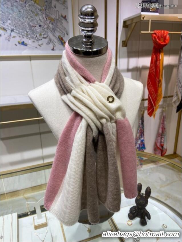 Luxury Cheap Loro Piana Cashmere Scarf L011013 Pink 2025 Top Quality