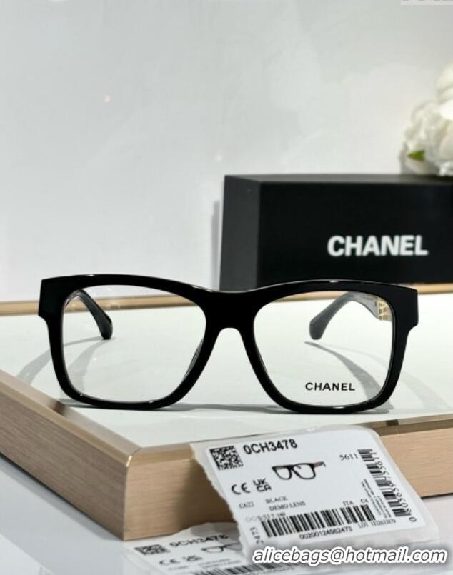 Buy Luxury Chanel Glasses 3478 Black 2025