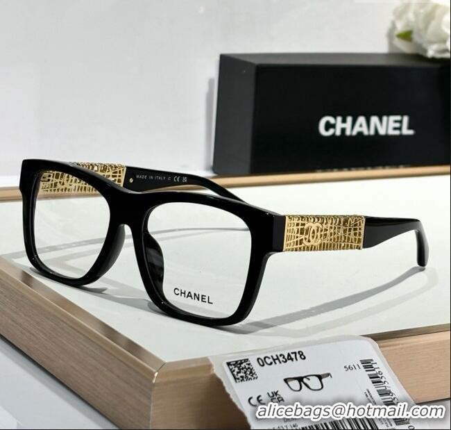 Buy Luxury Chanel Glasses 3478 Black 2025