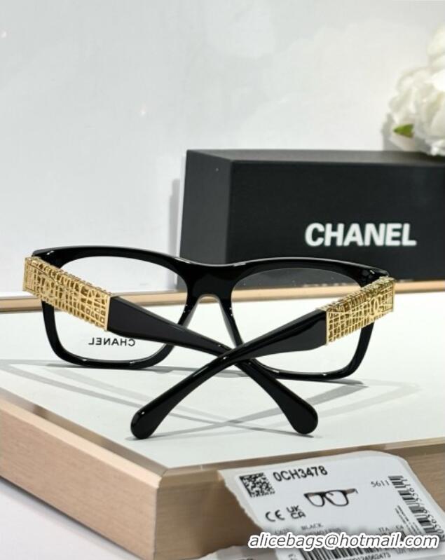 Buy Luxury Chanel Glasses 3478 Black 2025