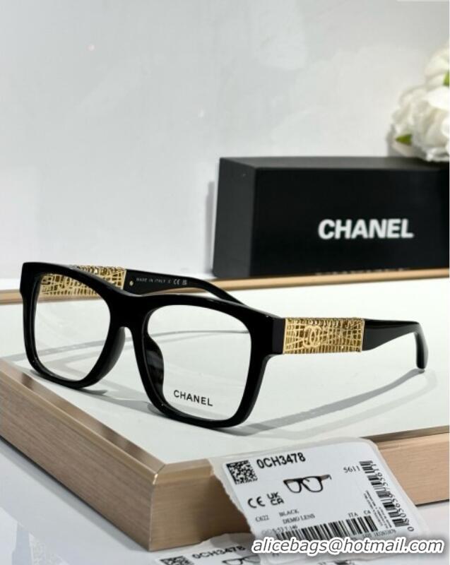 Buy Luxury Chanel Glasses 3478 Black 2025