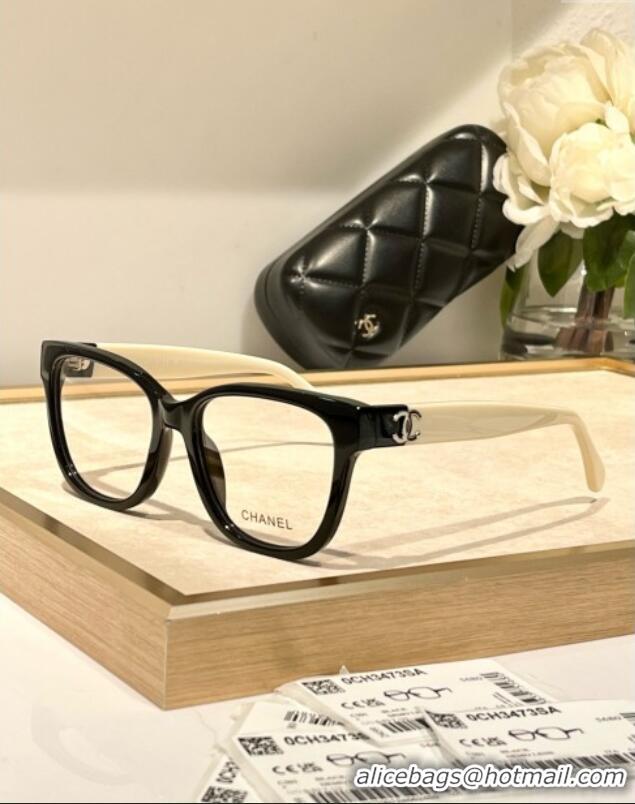 Reasonable Price Chanel Glasses 3472-S-A Black/Beige 2025