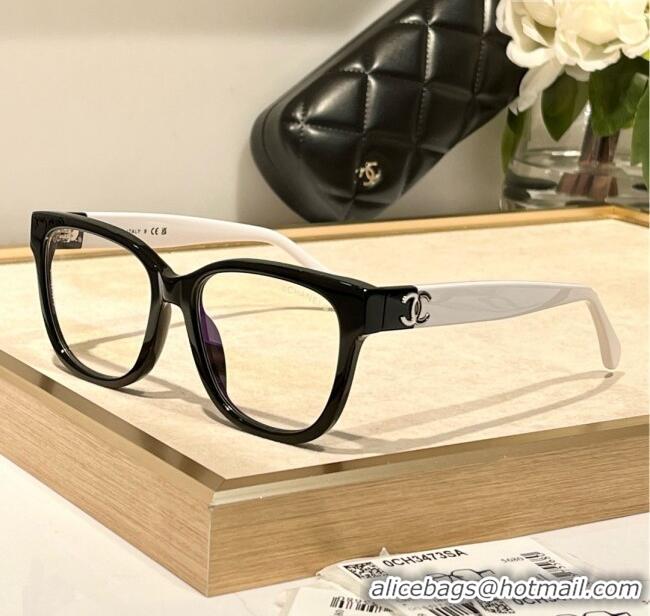 Super Quality Chanel Glasses 3472-S-A Black/White 2025