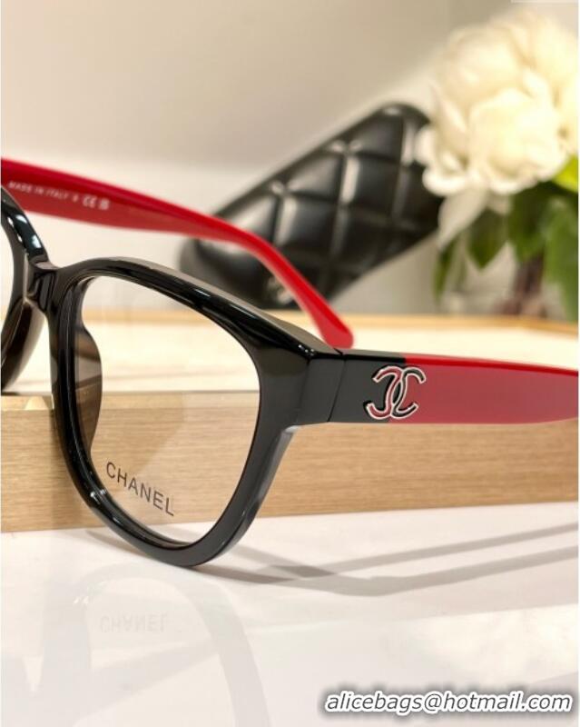 Top Quality Chanel Glasses 3472-S-A Black/Red 2025