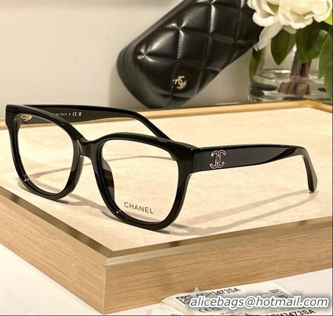 New Fashion Chanel Glasses 3472-S-A All Black 2025