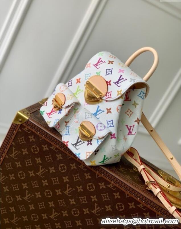 Cheapest Louis Vuitton LV x TM Venice Backpack in Multicolored Monogram Canvas M13081 White 2025