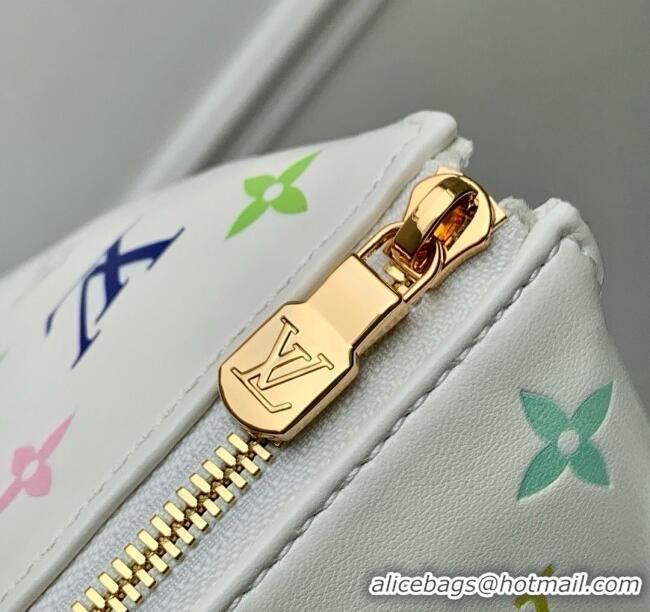 Best Cheap Louis Vuitton LV x TM Coussin PM in Monogram-embossed Puffy Lambskin M13233 White 2025