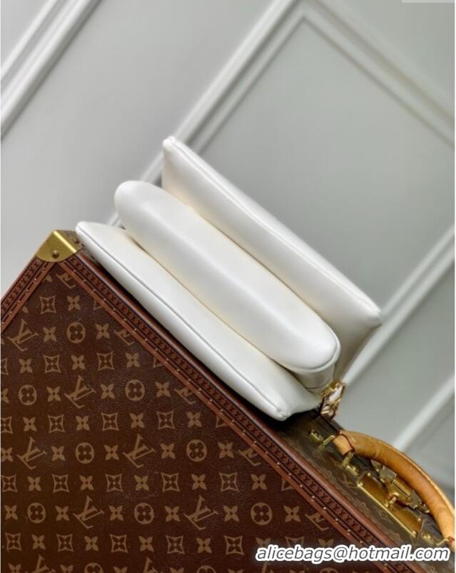 Best Cheap Louis Vuitton LV x TM Coussin PM in Monogram-embossed Puffy Lambskin M13233 White 2025