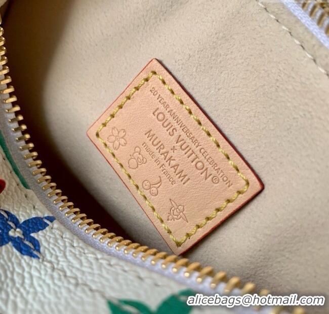 Low Cost Louis Vuitton LV x TM Nano Speedy Bag in Multicolored Monogram Canvas M13391 White 2025