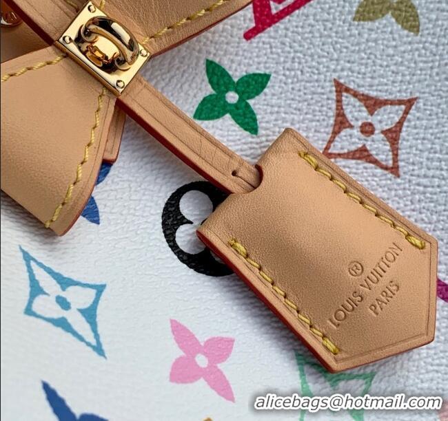 Buy Classic Louis Vuitton LV x TM Speedy Bandouliere 25 Bag in Multicolored Monogram Canvas M13085 White 2025