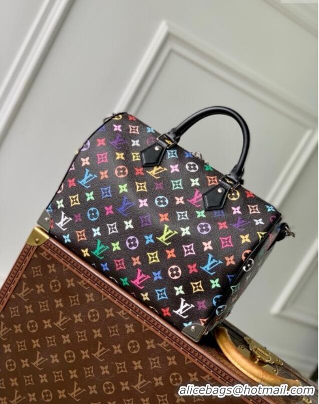 Market Sells Louis Vuitton LV x TM Speedy Soft 30 Bag in Multicolored Monogram Canvas M13257 Black 2025