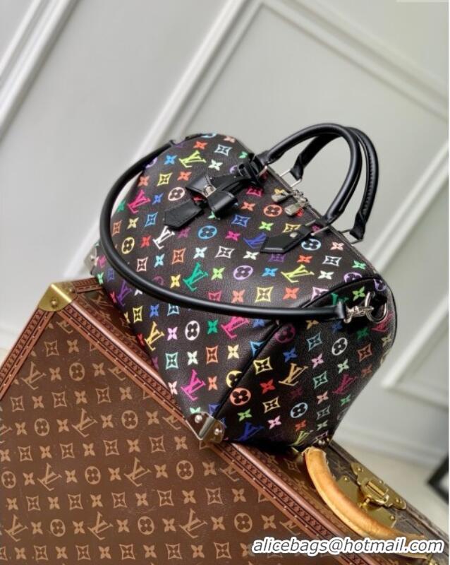 Market Sells Louis Vuitton LV x TM Speedy Soft 30 Bag in Multicolored Monogram Canvas M13257 Black 2025