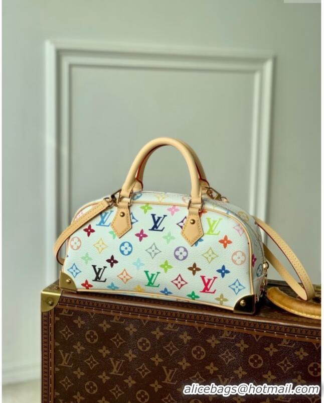 Luxury Classic Louis Vuitton LV x TM Handbag East West in Multicolored Monogram Canvas M13084 White 2025