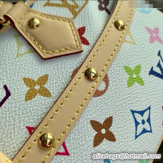 Luxury Classic Louis Vuitton LV x TM Handbag East West in Multicolored Monogram Canvas M13084 White 2025