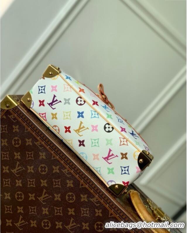 Luxury Classic Louis Vuitton LV x TM Handbag East West in Multicolored Monogram Canvas M13084 White 2025