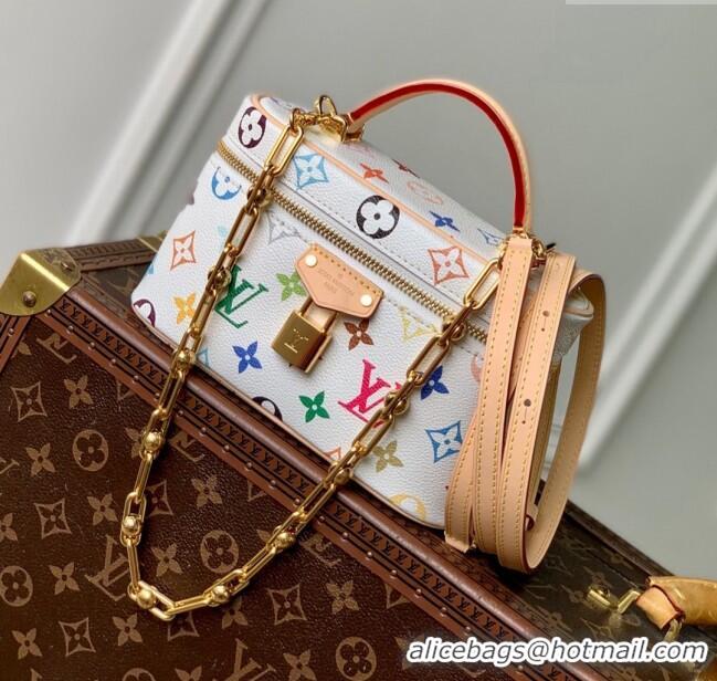 Best Price Louis Vuitton LV x TM Vanity Chain Pouch in Multicolored Monogram Canvas M13662 White 2025