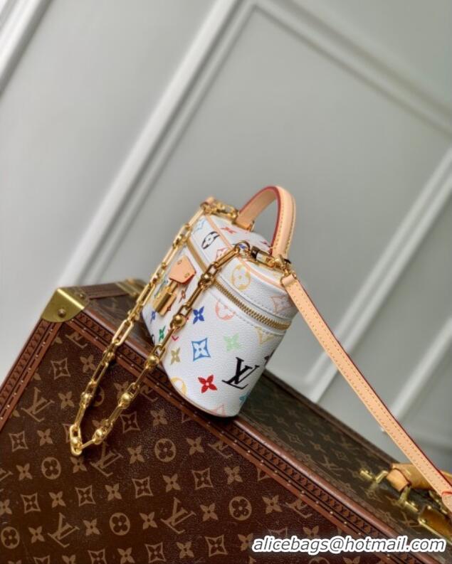 Best Price Louis Vuitton LV x TM Vanity Chain Pouch in Multicolored Monogram Canvas M13662 White 2025