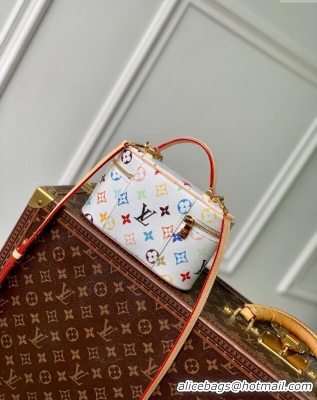 Best Price Louis Vuitton LV x TM Vanity Chain Pouch in Multicolored Monogram Canvas M13662 White 2025