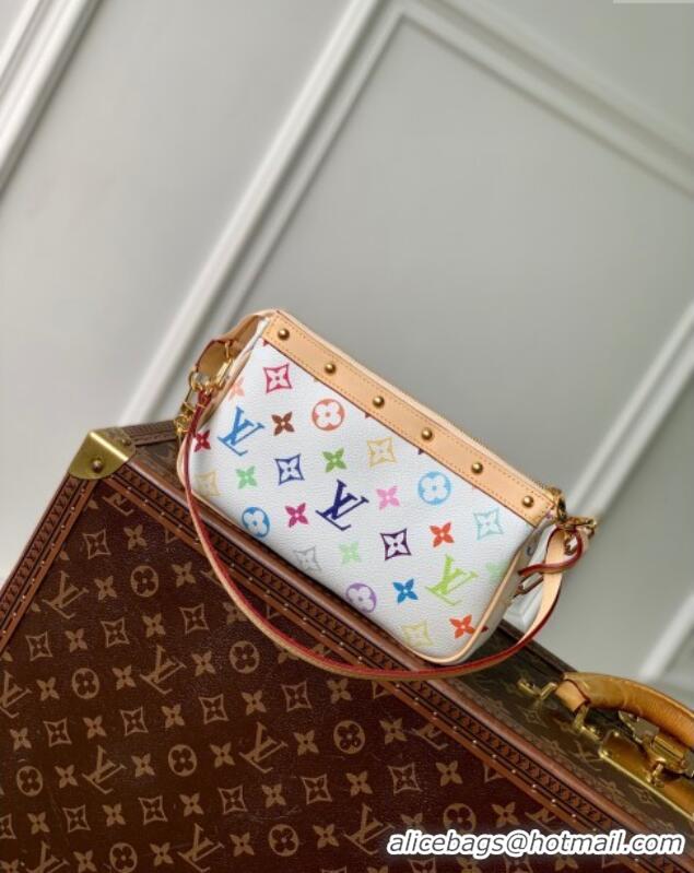 Market Sells Louis Vuitton LV x TM Pochette Accessoires in Multicolored Monogram Canvas M13404 White 2025