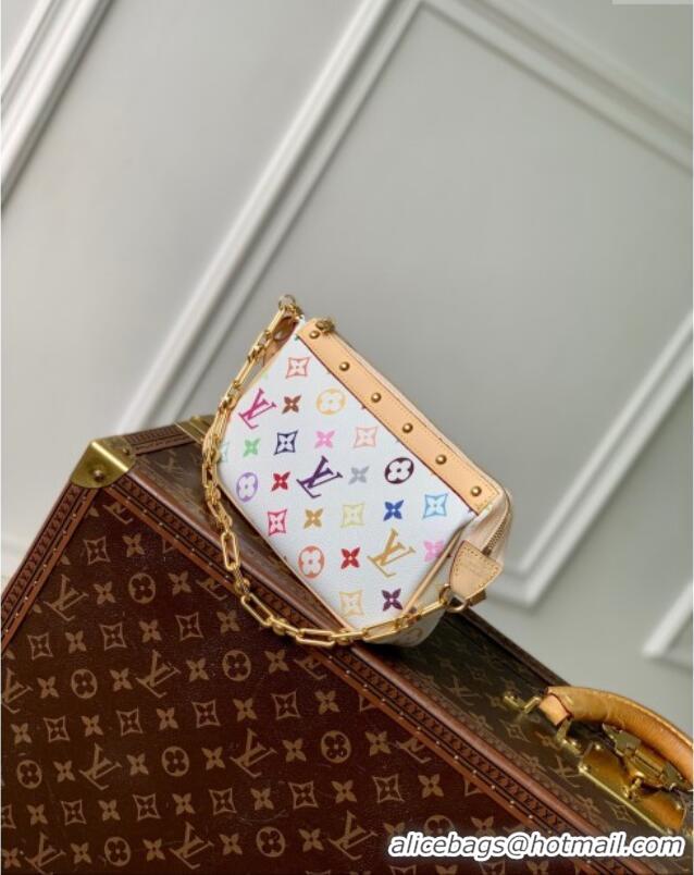 Market Sells Louis Vuitton LV x TM Pochette Accessoires in Multicolored Monogram Canvas M13404 White 2025