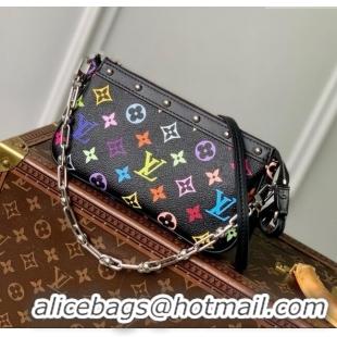 Unique Style Louis Vuitton LV x TM Pochette Accessoires in Multicolored Monogram Canvas M13663 Black 2025