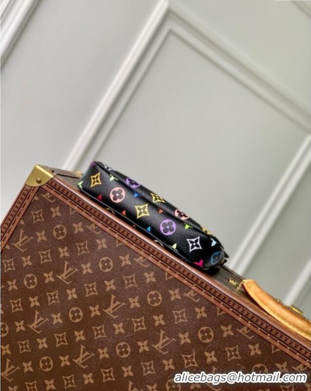 Unique Style Louis Vuitton LV x TM Pochette Accessoires in Multicolored Monogram Canvas M13663 Black 2025