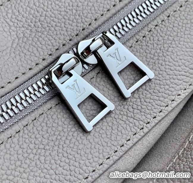 Luxury Discount Louis Vuitton OnTheGo East West Bag in Embossed Grained Cowhide Leather M14213 Grey 2025