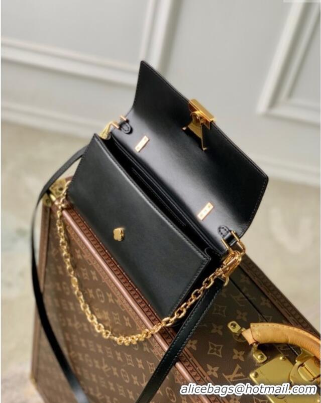 Popular Style Louis Vuitton Wallet On Chain Capucines Bag in Calfskin Leather M12143 Black 2025