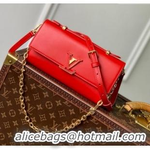 Inexpensive Louis Vuitton Wallet On Chain Capucines Bag in Calfskin Leather M12405 Red 2025