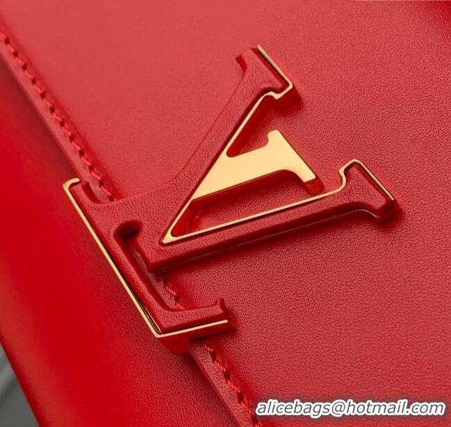 Inexpensive Louis Vuitton Wallet On Chain Capucines Bag in Calfskin Leather M12405 Red 2025