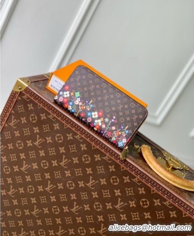 Well Crafted Louis Vuitton LV x TM Zippy Wallet in Monogram Canvas M14162 2025